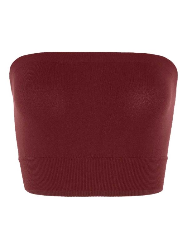 WOLFORD buy online トップ/タンクトップ - ダークレッド