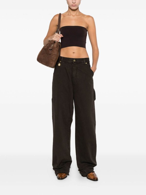 トップ/タンクトップ - ブラウン Replica 
online: WOLFORD