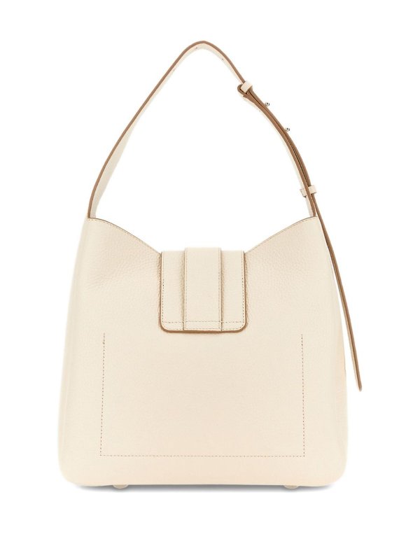 HOGAN: totes bags online - Leather Hobo Bag