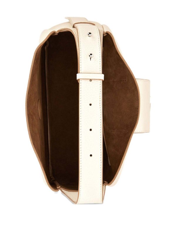 The Best Shops HOGAN: totes bags - Leather Hobo Bag