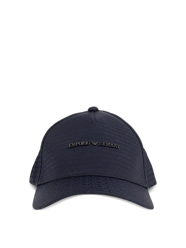 EMPORIO ARMANI: 帽子＆キャッブ - 帽子 - ブルー