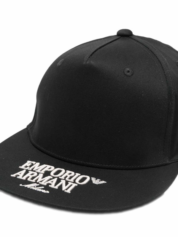 The Best Shops EMPORIO ARMANI: hats & caps - Logo Baseball Cap