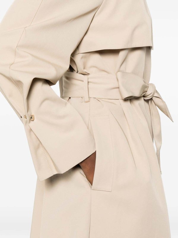 EMPORIO ARMANI: trench coats online - Cotton Blend Trench Coat