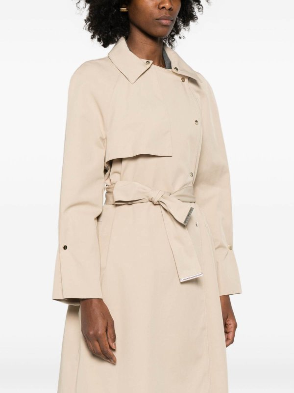 Cotton Blend Trench Coat Replica 
online: EMPORIO ARMANI