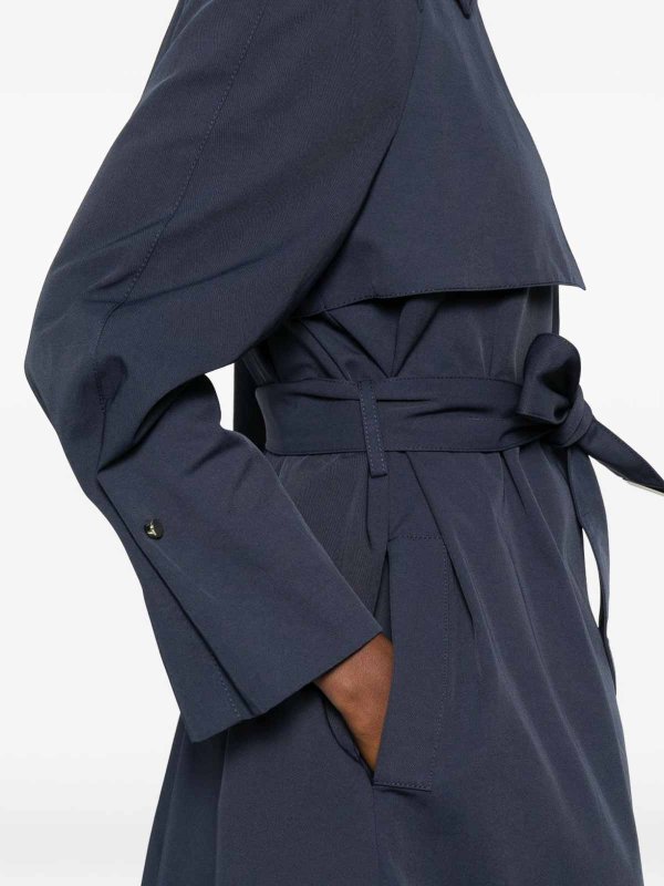 EMPORIO ARMANI buy online トレンチコート - ブルー