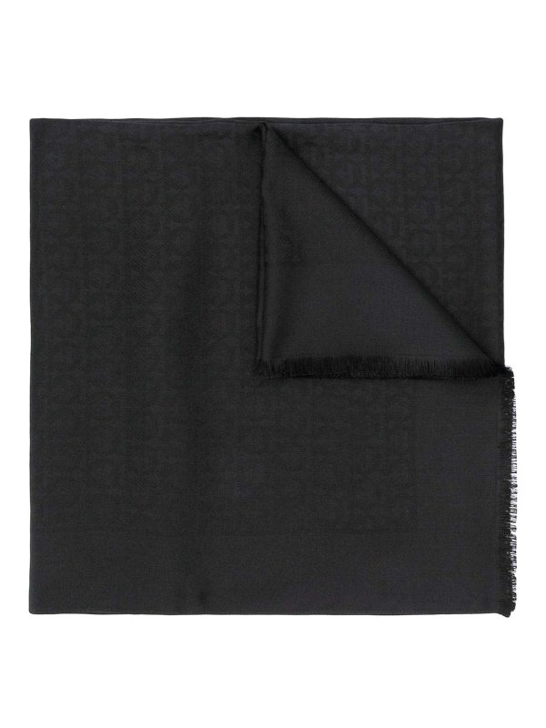 FERRAGAMO: Écharpes - Écharpe - Noir