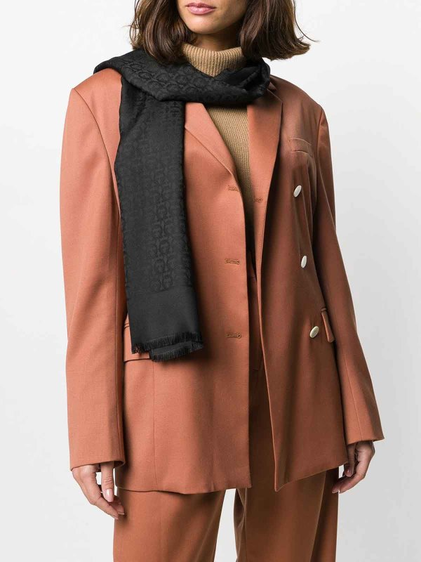 The Best Shops FERRAGAMO: Écharpes - Écharpe - Noir