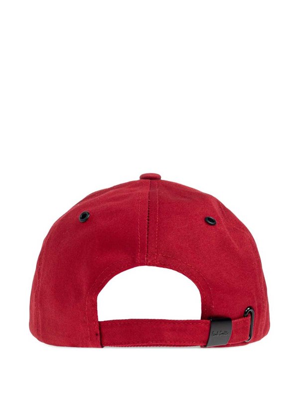 PAUL SMITH: cappelli online - Berretto in cotone organico con logo Zebra