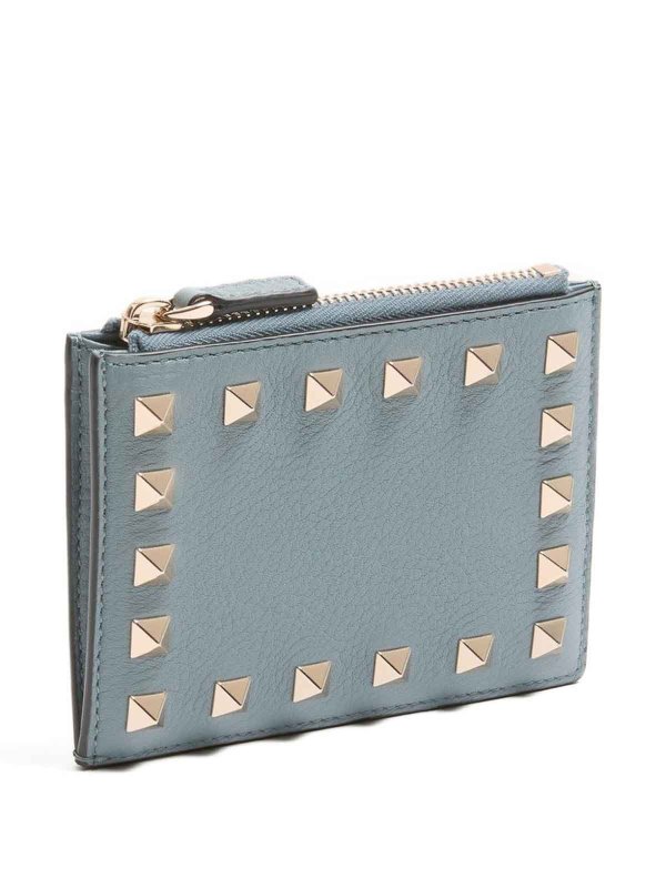 The Best Shops VALENTINO GARAVANI: wallets & purses - Rockstud Leather Coin Purse