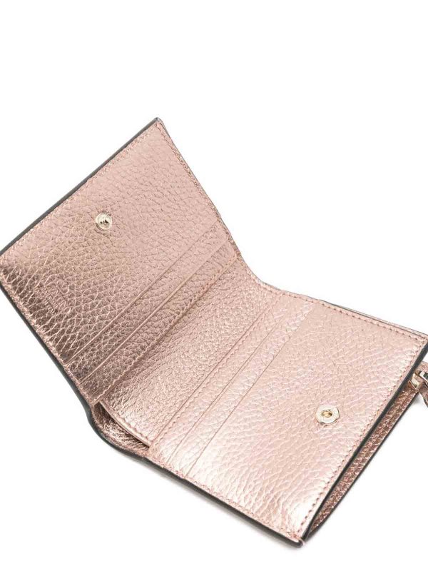 VALENTINO GARAVANI: wallets & purses online - Rockstud Leather Flap Wallet