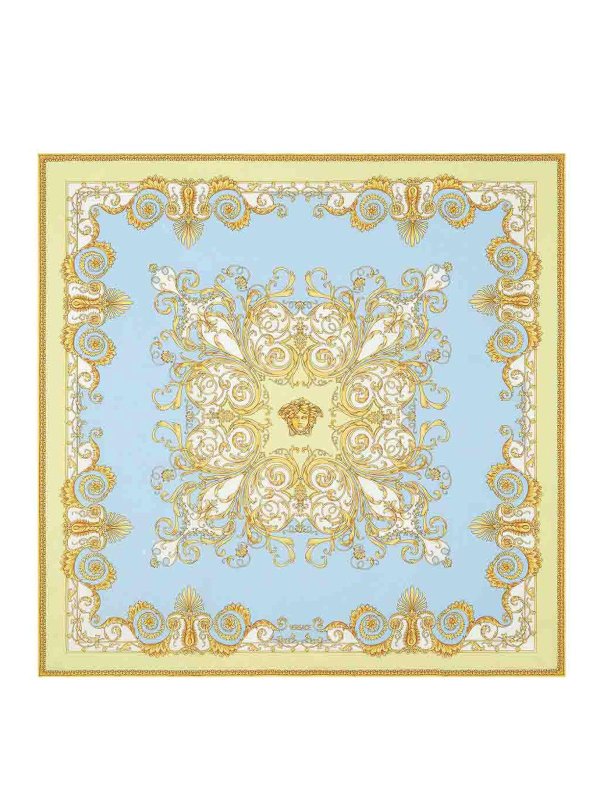 VERSACE: Écharpes & Châles  - Étole - Bleu