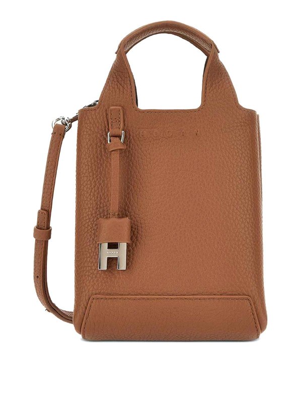HOGAN: totes bags - Mini Leather Tote