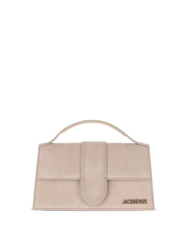 JACQUEMUS: totes bags - Le Grand Bambino Leather Handbag