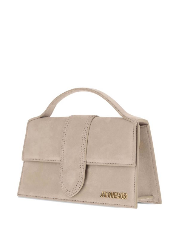 JACQUEMUS: totes bags online - Le Grand Bambino Leather Handbag