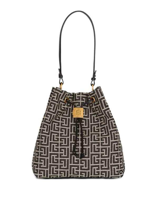 Balmain: Mochilas - Mochila - Blanco