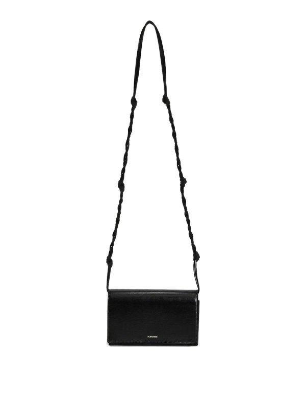 JIL SANDER: Clutch - Pochette - Noir