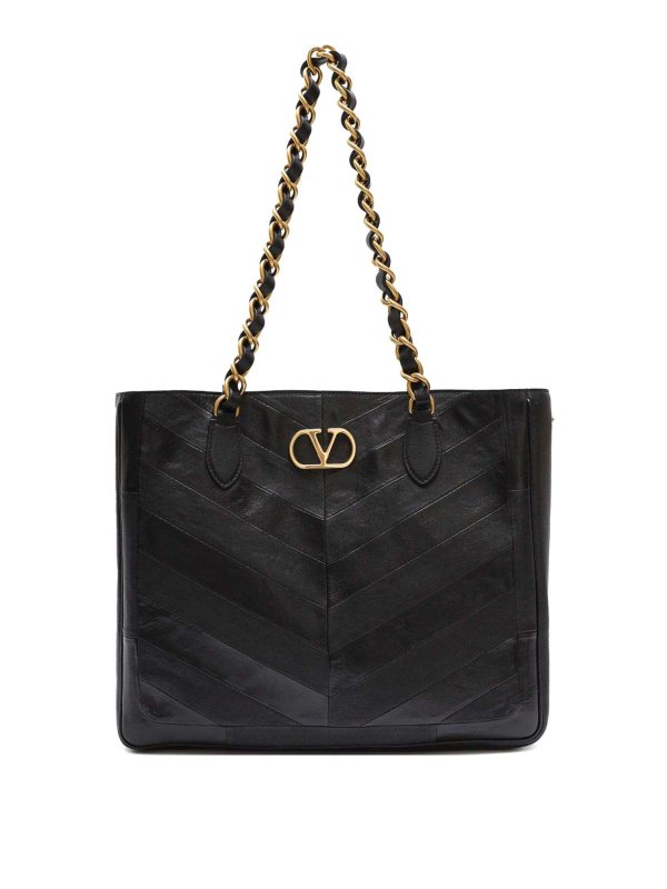 VALENTINO GARAVANI: Handtaschen - Shopper - Schwarz