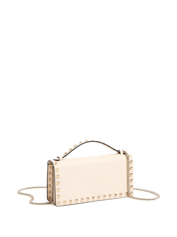 VALENTINO GARAVANI buy online Rockstud Leather Wallet On Chain