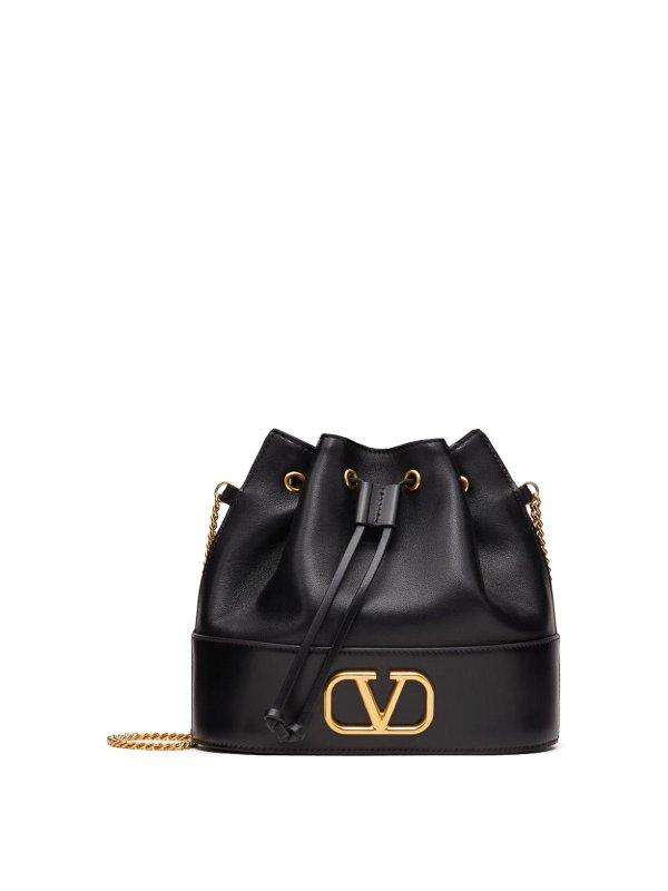 VALENTINO GARAVANI: clutches - Vlogo Signature Leather Mini Bag