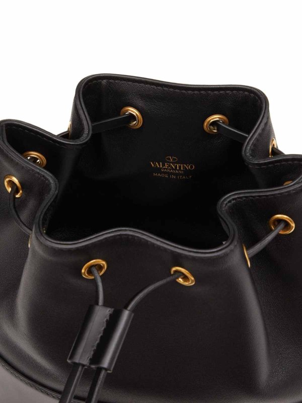 The Best Shops VALENTINO GARAVANI: clutches - Vlogo Signature Leather Mini Bag
