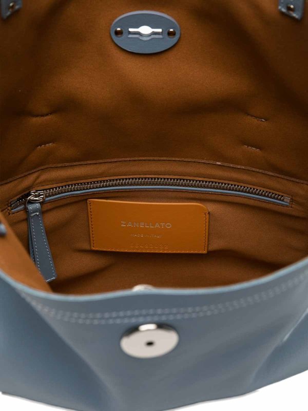 ZANELLATO: Handtaschen online - Shopper - Blau