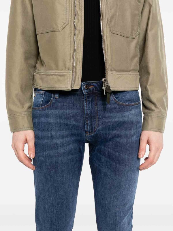 The Best Shops EMPORIO ARMANI: ストレートジーンズ - ストレートジーンズ - ブルー