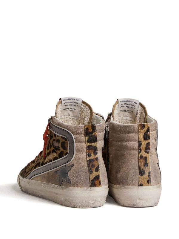 GOLDEN GOOSE: sneakers online - Sneakers  in pelle Slide