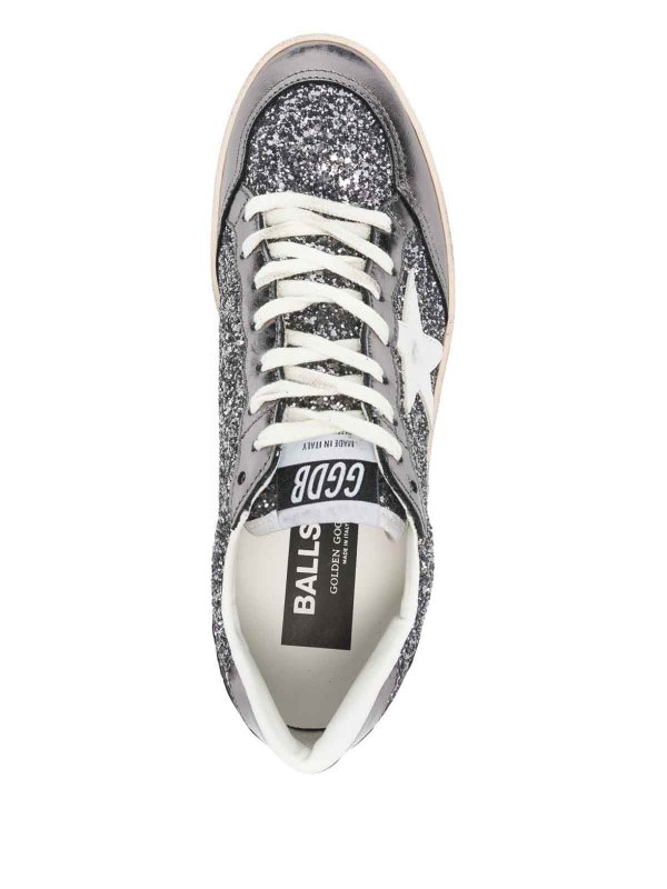 The Best Shops GOLDEN GOOSE: sneakers - Sneakers  in pelle con stella a sfera