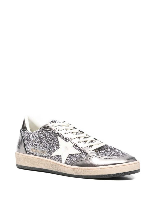 Sneakers  in pelle con stella a sfera Replica 
online: GOLDEN GOOSE