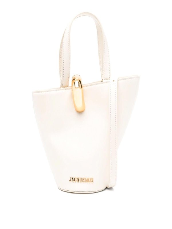 JACQUEMUS: Secchielli - Borsa a secchiello in pelle Le Petit Bambola