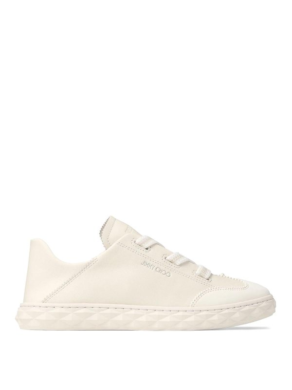 JIMMY CHOO: trainers - Diamond Light Leather Sneakers