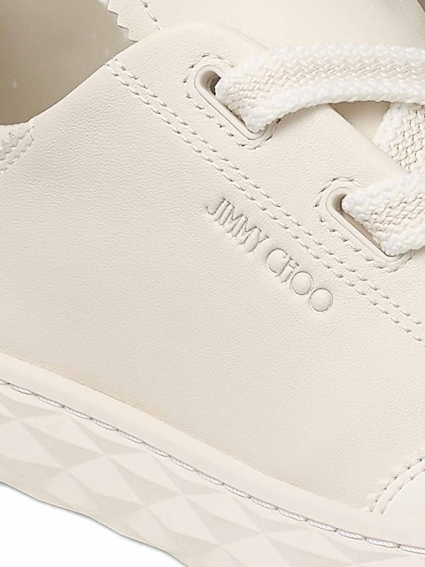 JIMMY CHOO: trainers online - Diamond Light Leather Sneakers