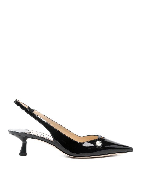 JIMMY CHOO: court shoes - Amita Patent Leather Pumps