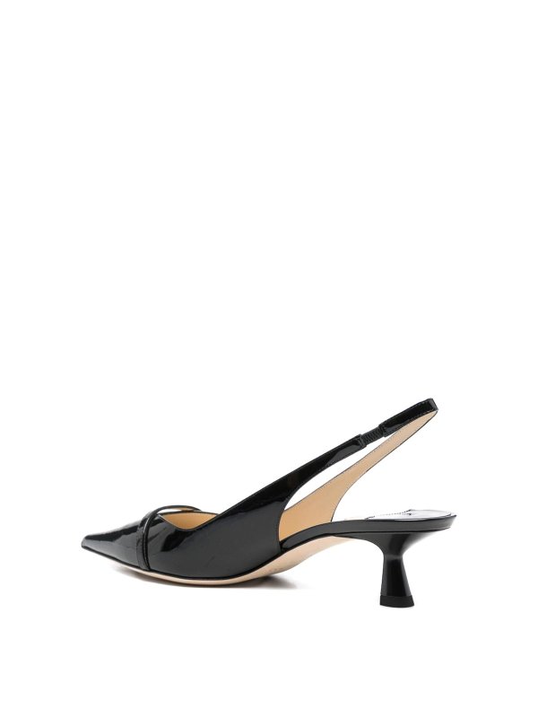 JIMMY CHOO: court shoes online - Amita Patent Leather Pumps