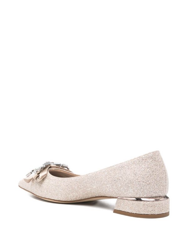 Auria Leather Ballet Flats Replica 
online: JIMMY CHOO