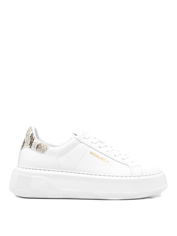 WOOLRICH: Chaussures de sport - Baskets - Blanc