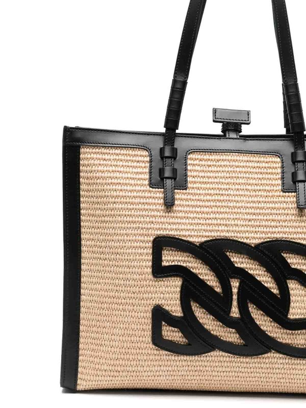 The Best Shops Casadei: Handtaschen - Shopper - Beige
