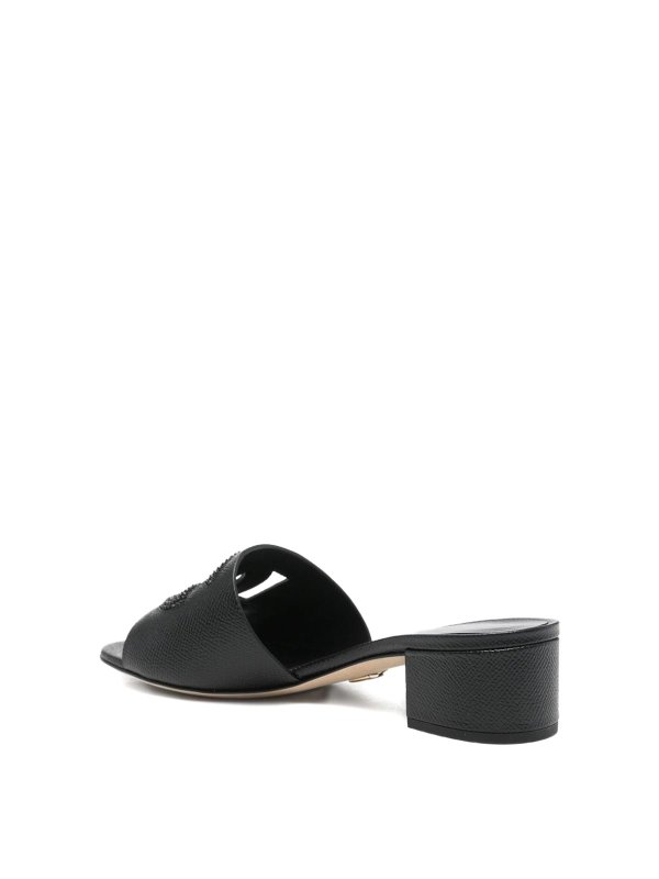The Best Shops DOLCE & GABBANA: サンダル - サンダル - 黒