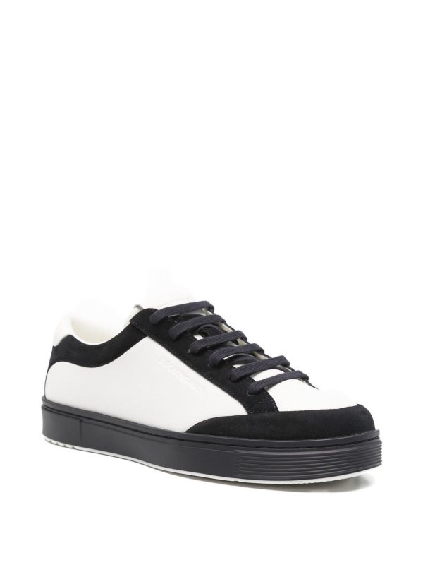 EMPORIO ARMANI: trainers online - Leather Sneakers