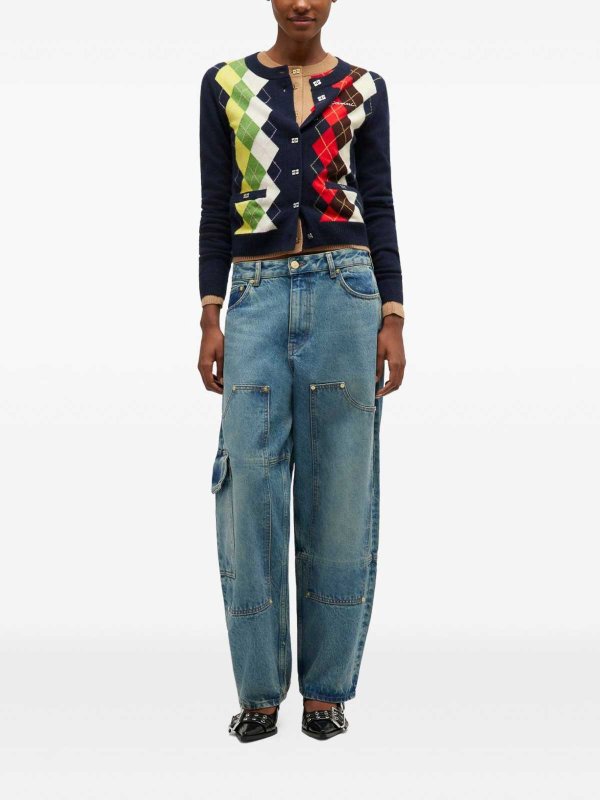 The Best Shops GANNI: ストレートジーンズ - ストレートジーンズ - ブルー