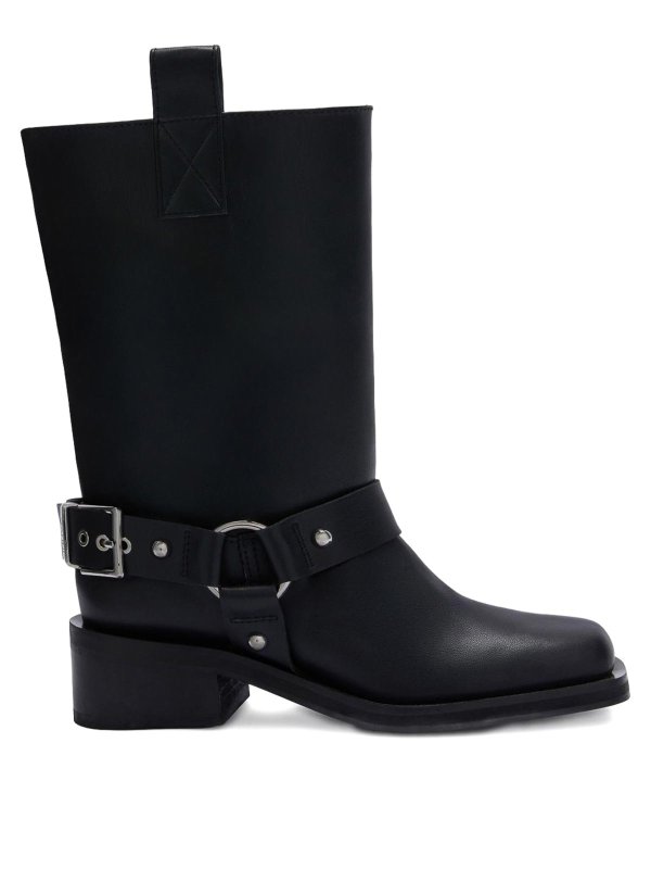 GANNI: Botas - Botas - Negro