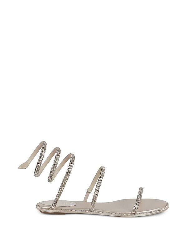 Cleo Flat Sandals Replica 
online: RENE CAOVILLA