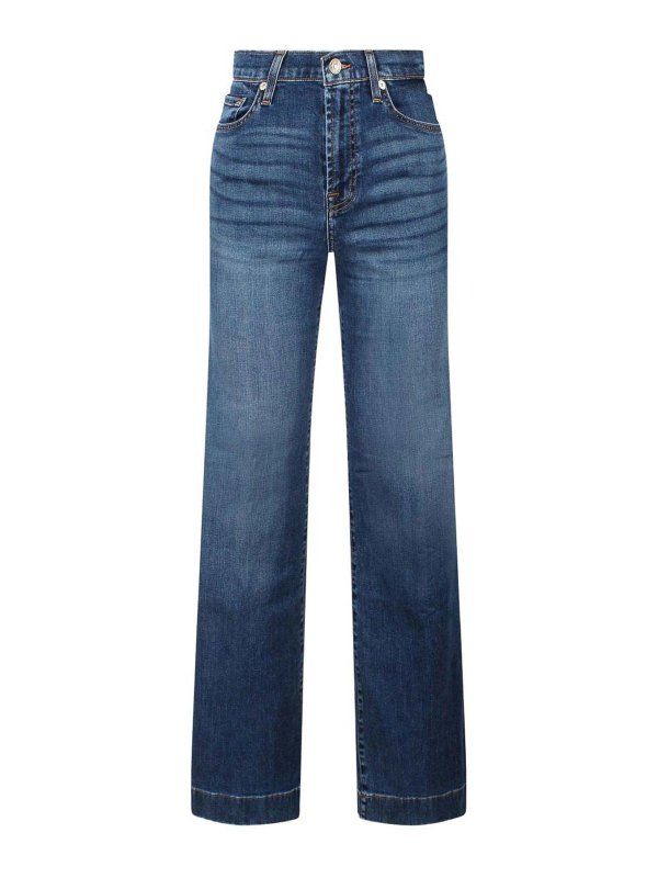 SEVEN: ストレートジーンズ - ストレートジーンズ - ブルー