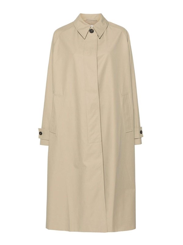 STUDIO NICHOLSON: knee length coats - Holin Cotton Blend Coat