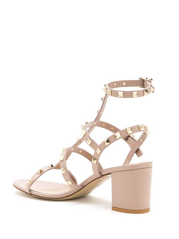 The Best Shops VALENTINO GARAVANI: sandals - Rockstud Leather Sandals