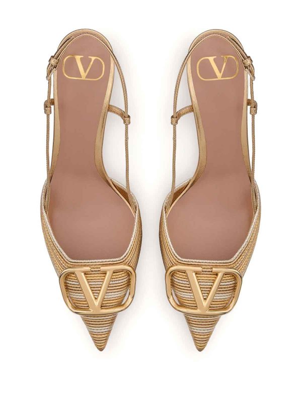 VALENTINO GARAVANI buy online パンプス - 金