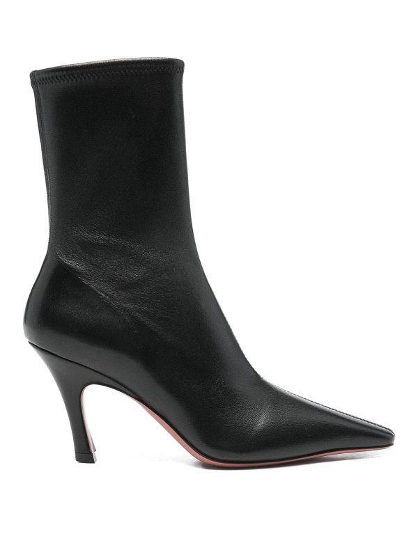 AMINA MUADDI: ブーツ - ブーツ - 黒