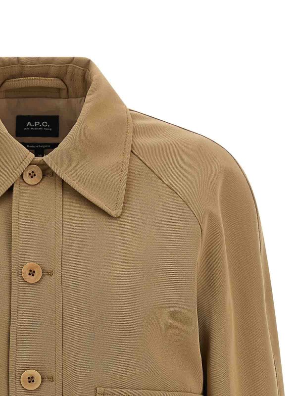 The Best Shops A.P.C.: giacche casual - Giacca In Cotone E Lana