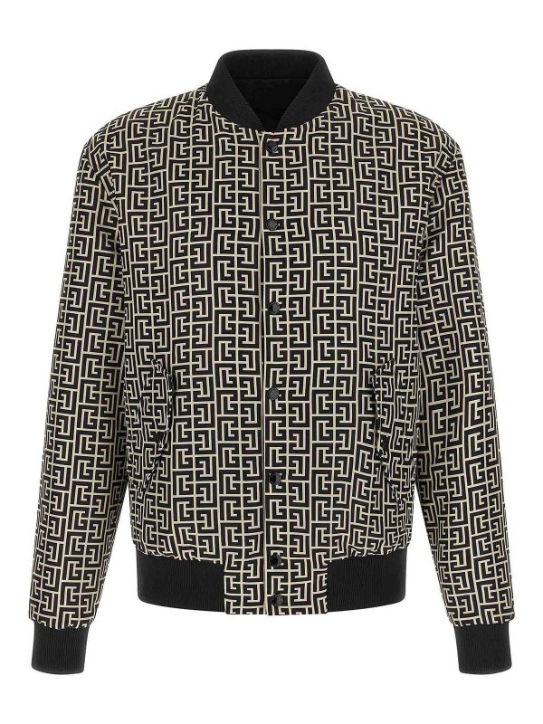 Balmain: bombers - Reversible Bomber Jacket
