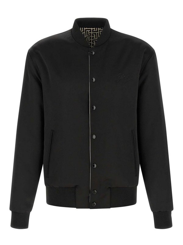 Balmain: bombers online - Reversible Bomber Jacket